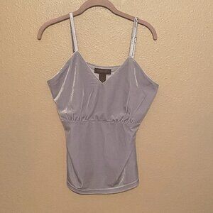Chadwick's Collection Grey Velvet Camisole Tank Top Women's Size (L)